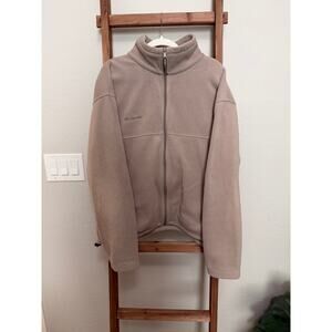 Columbia- Men's Fleece Full zip jacket- Tan- Size XL